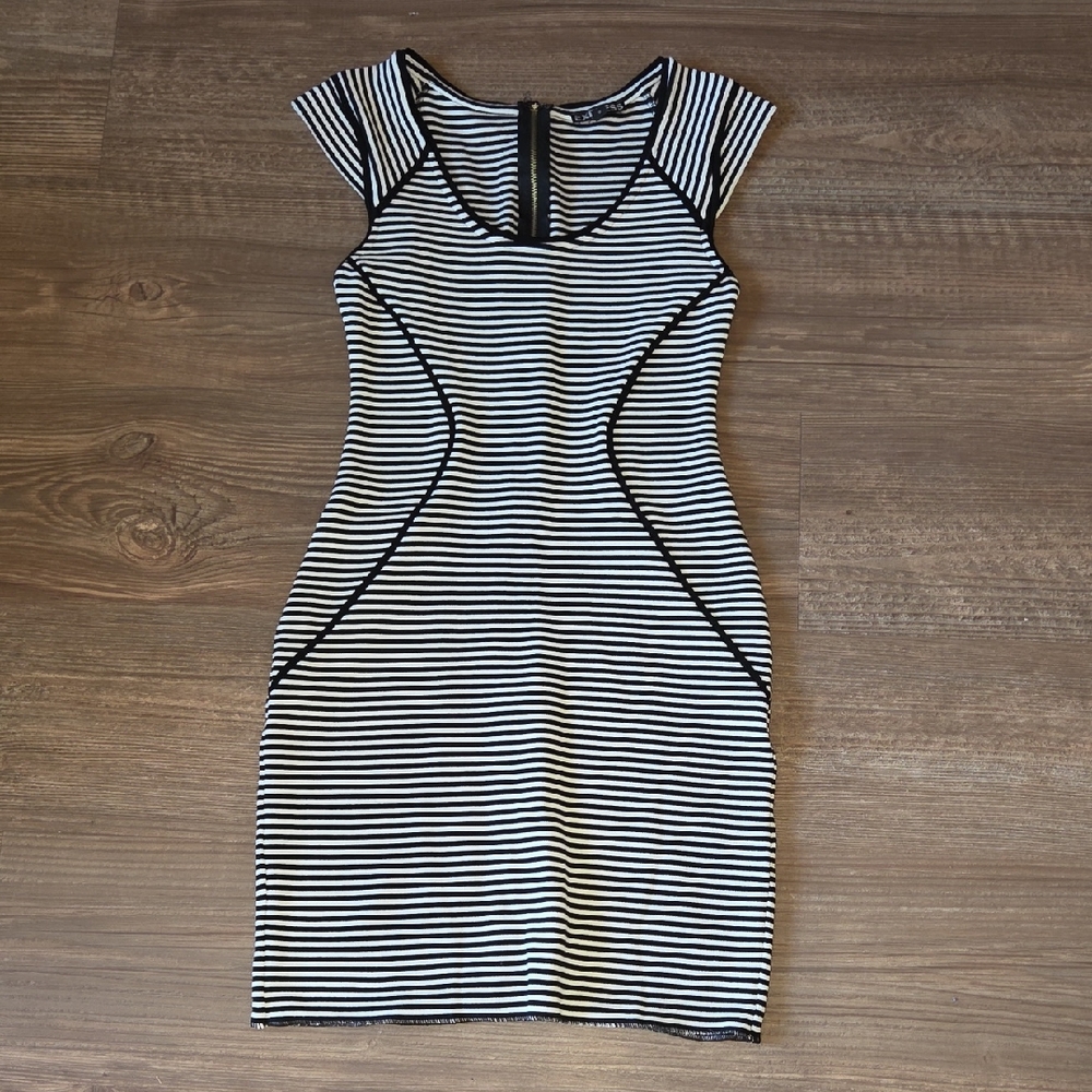 Express Striped Mini Dress